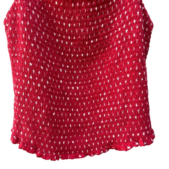 Torrid Women’s L Smocked Red & White Star Cami Tank Top, Torrid Tops - Picture 3 of 10